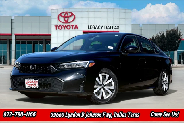 Pre-Owned 2025 Honda Civic LX 4D Sedan in Dallas #P01855 | Legacy