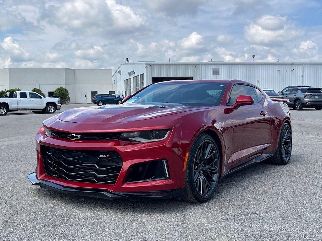 Used 2020 GARNET RED TINTCOAT Chevrolet ZL1 image 1