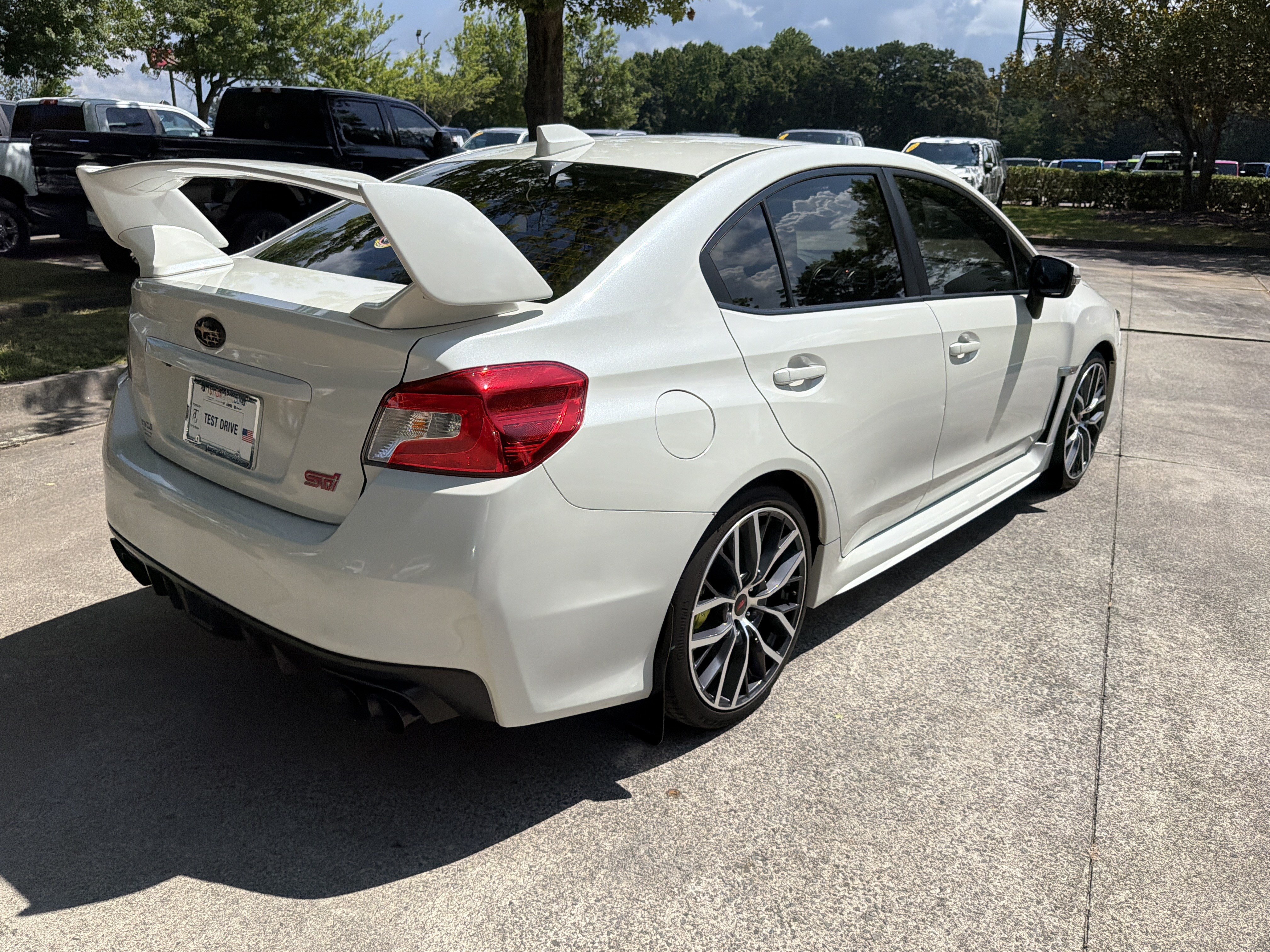 Used 2021 Crystal White Pearl Subaru STI image 7