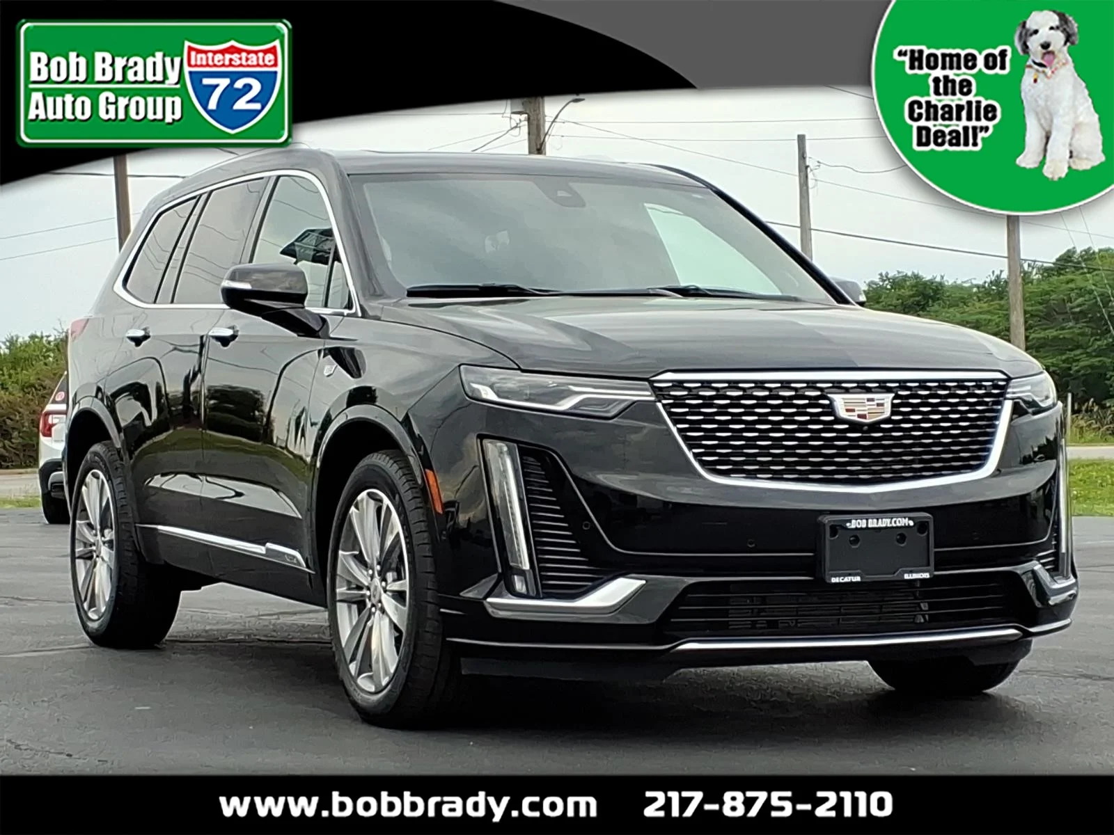 Used 2023 Black Cadillac Premium Luxury image 1