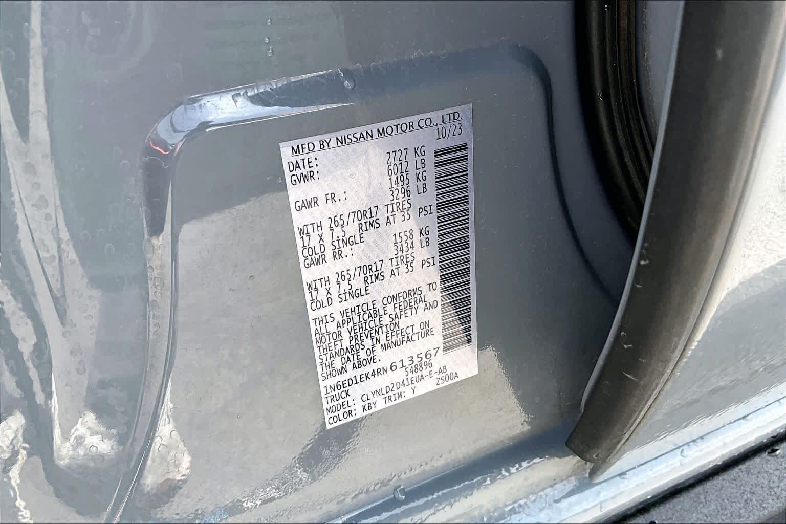 Used 2024 Boulder Gray Pearl Nissan PRO-4X image 35