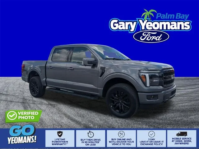 New 2026 Carbonized Gray Metallic Ford Lariat® image 1