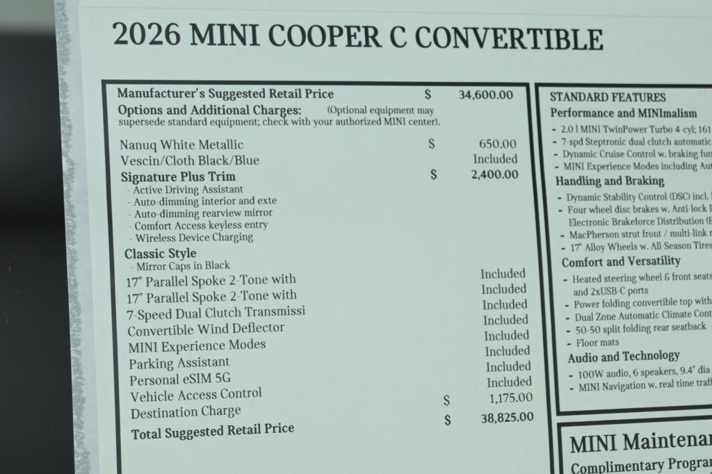 Used 2026 White MINI  image 31