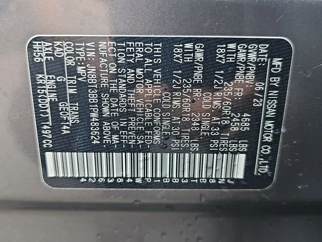 Used 2023 Gray Nissan SV image 36