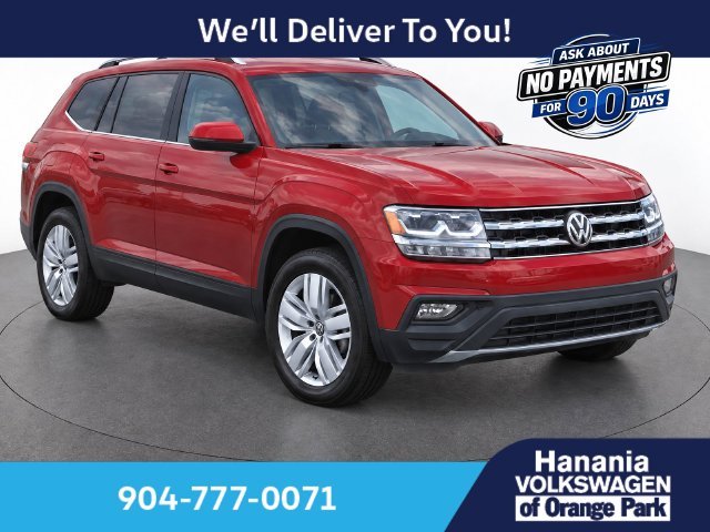 Used 2019 Red Volkswagen 3.6L V6 SE image 2