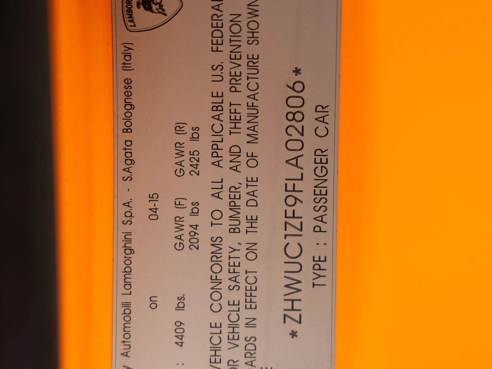 Used 2015 Orange Lamborghini LP610-4 image 59