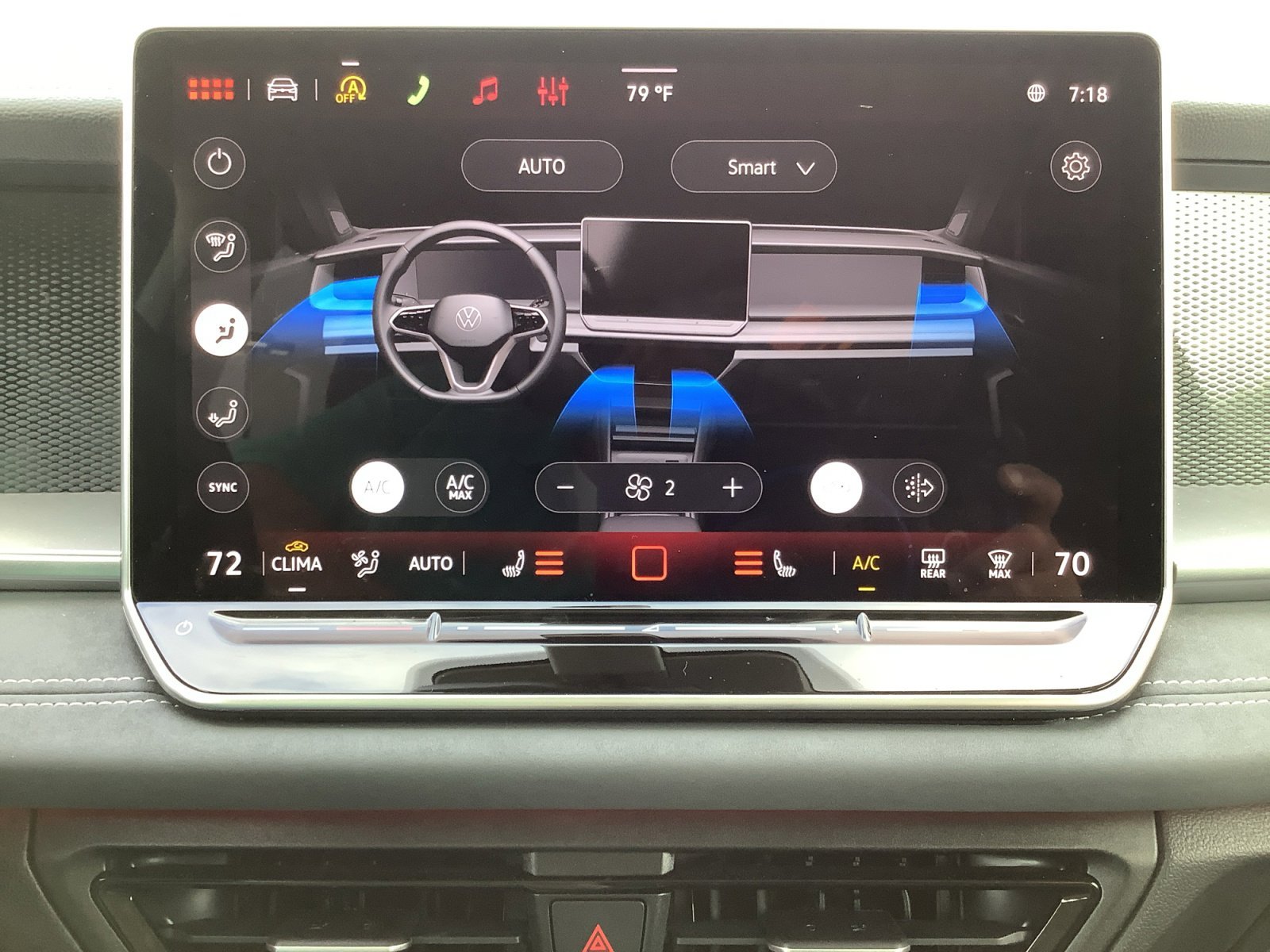 New 2026 Monterey Blue Pearl Volkswagen SE image 22