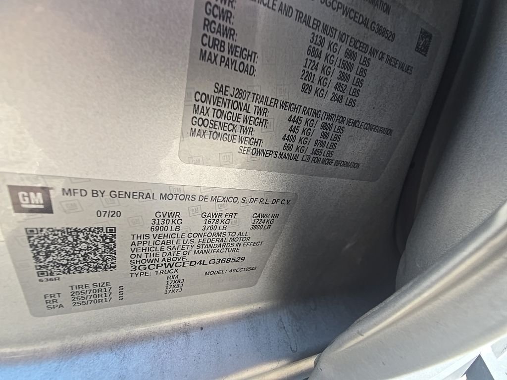 Used 2020 Silver Chevrolet LT image 13