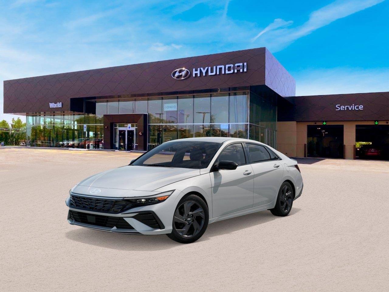 New 2026 Serenity White Hyundai SEL Sport image 1