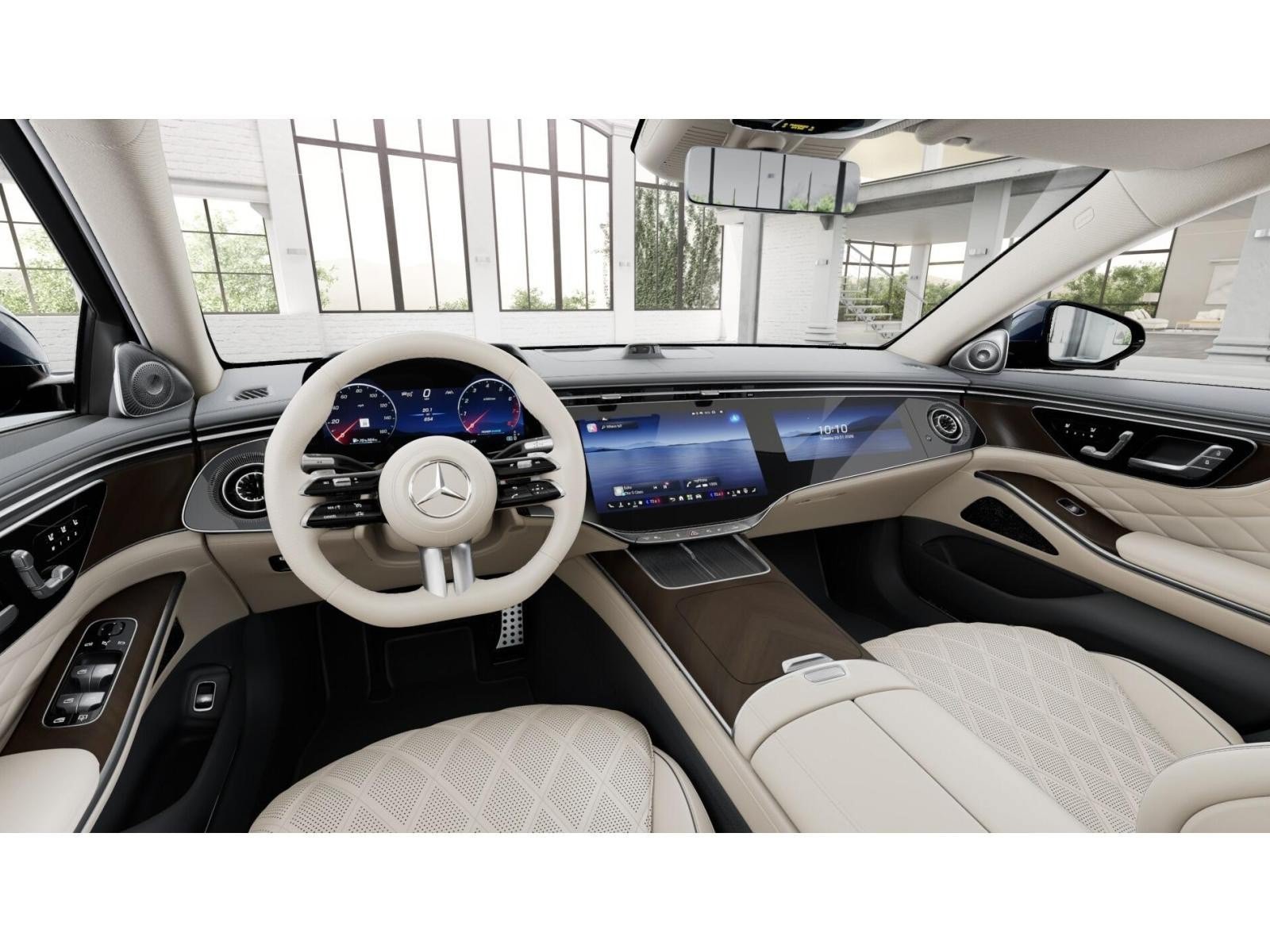 New 2027 Nautical Blue Metallic Mercedes-Benz S 580 4D Sedan 4MATIC® image 4