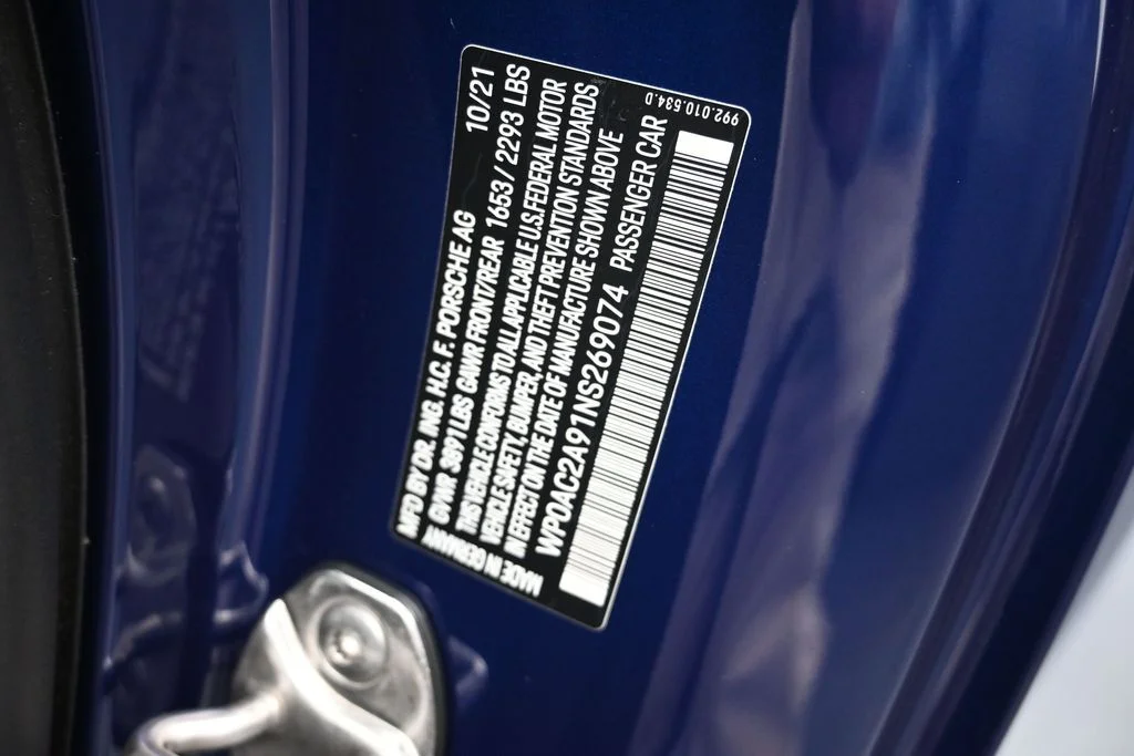 Certified Used 2022 Blue Porsche GT3 image 11