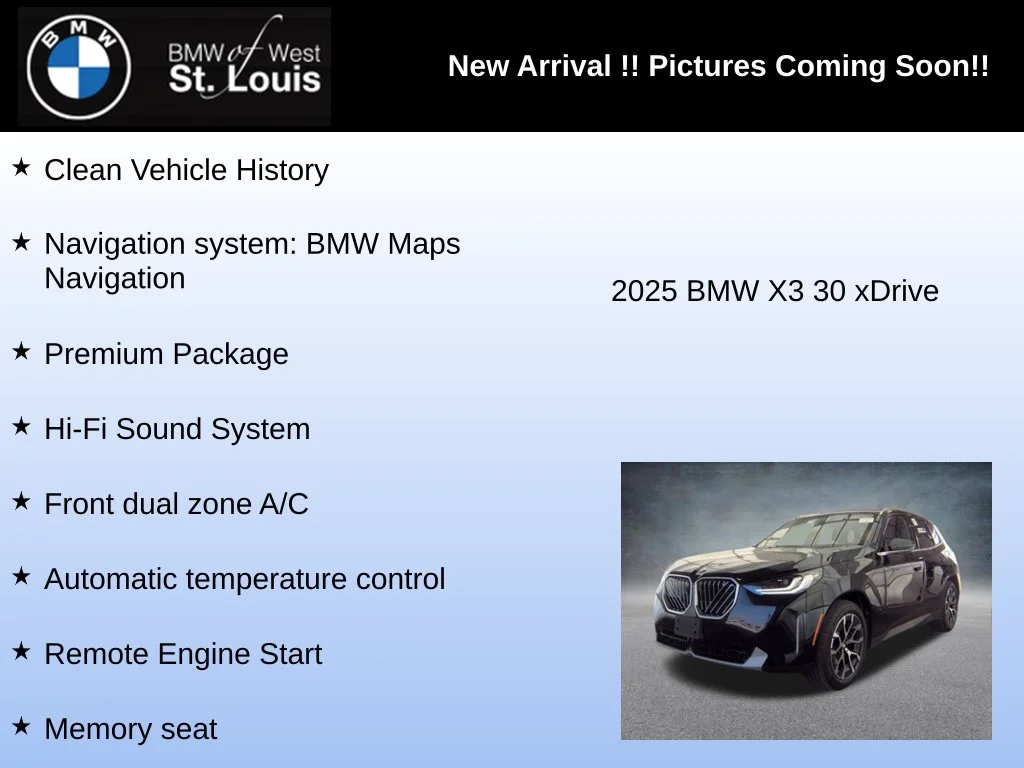 Used 2025 Black BMW 30 xDrive image 5
