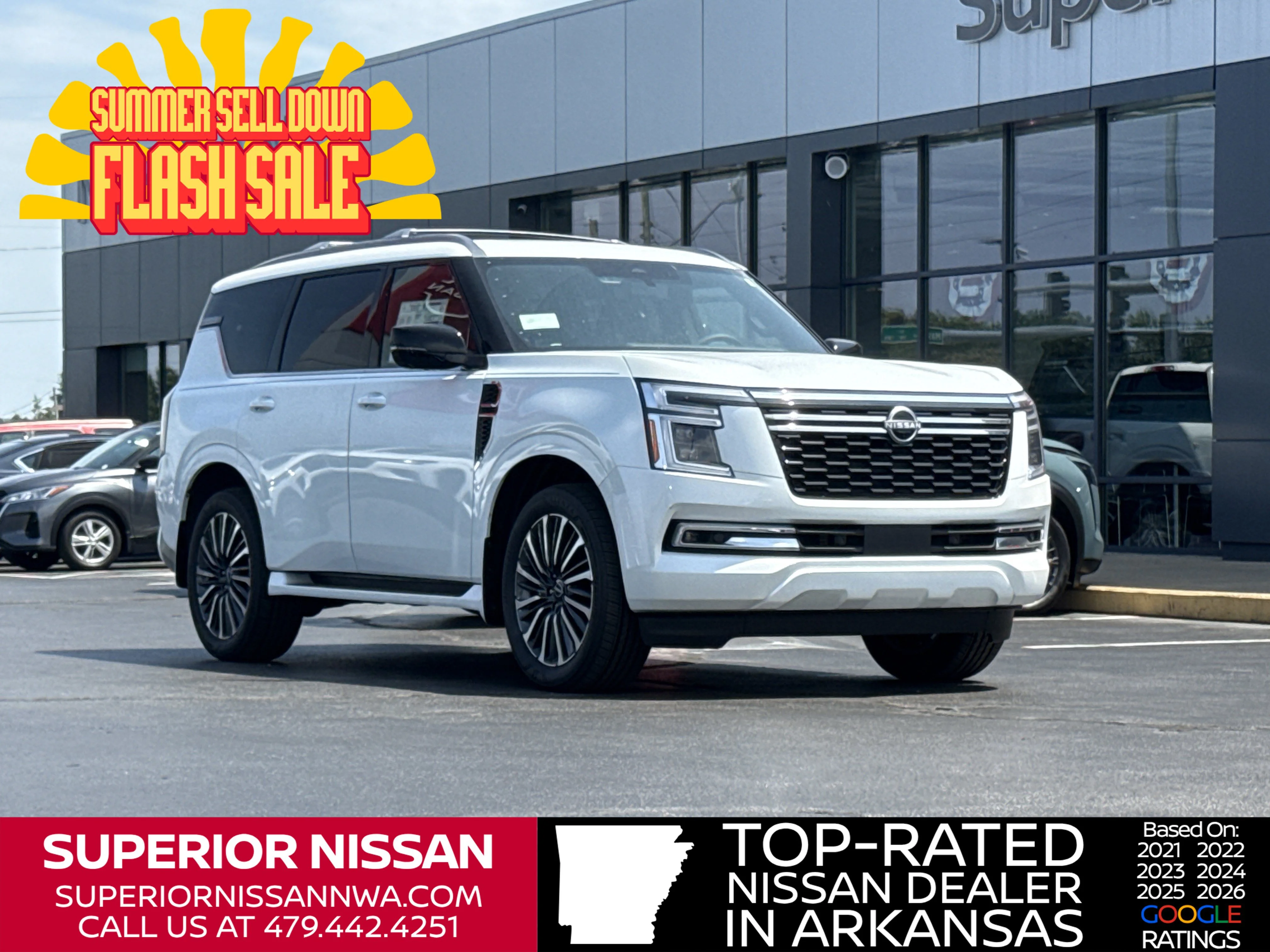 New 2026 Everest White Pearl Tricoat Nissan Platinum Reserve 4WD image 1