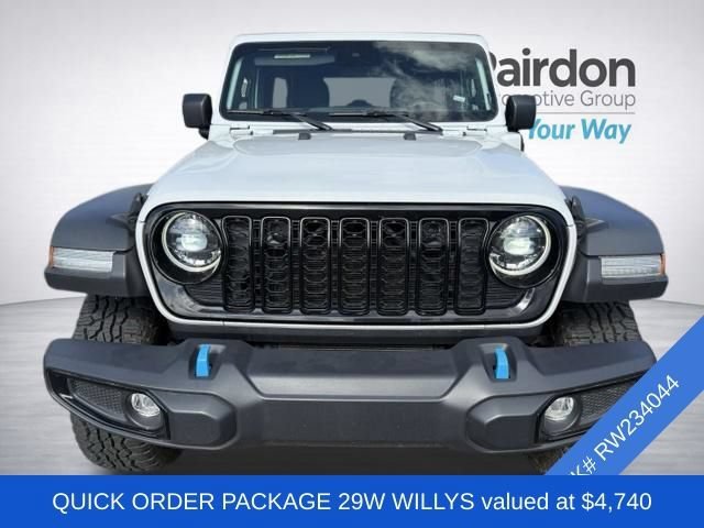 Used 2024 Bright White Clearcoat Jeep Willys image 2