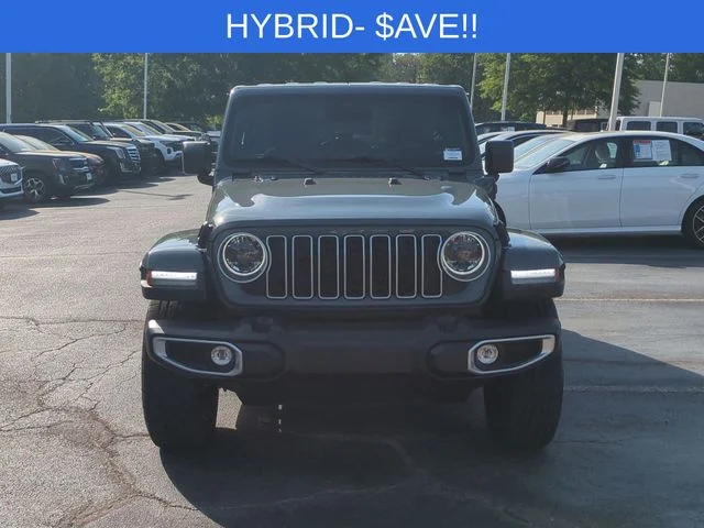Used 2025 Gray Jeep Sahara 4xe image 8