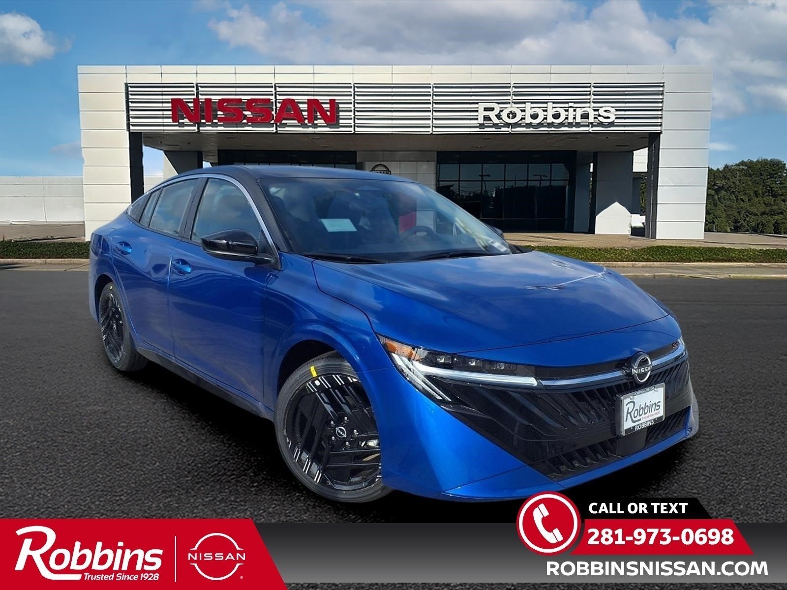 2026 Nissan Sentra SR Blue at Robbins Nissan