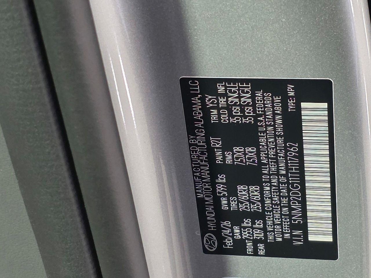 New 2026 Shimmering Silver Hyundai SEL image 35