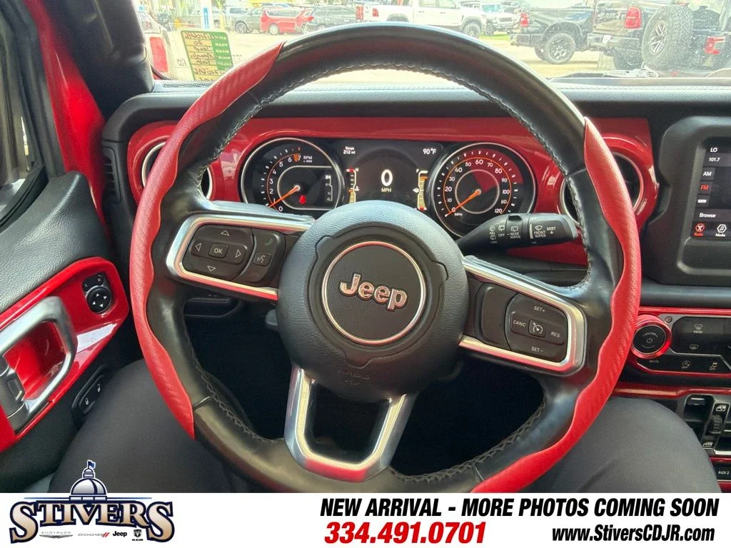 Used 2020 Red Jeep Unlimited Sahara Altitude image 22