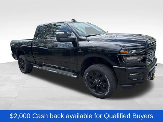 New 2026 Diamond Black Crystal Pearl-Coat Exterior Paint RAM Tradesman image 2