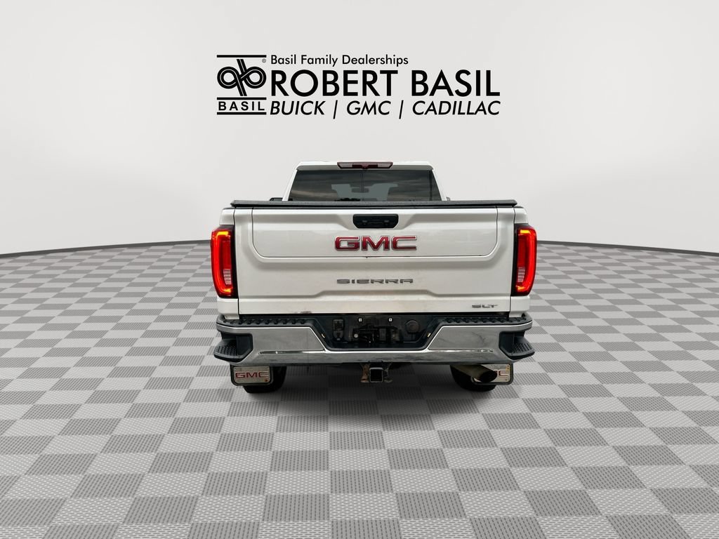 Used 2023 White Frost Tricoat GMC SLT image 7