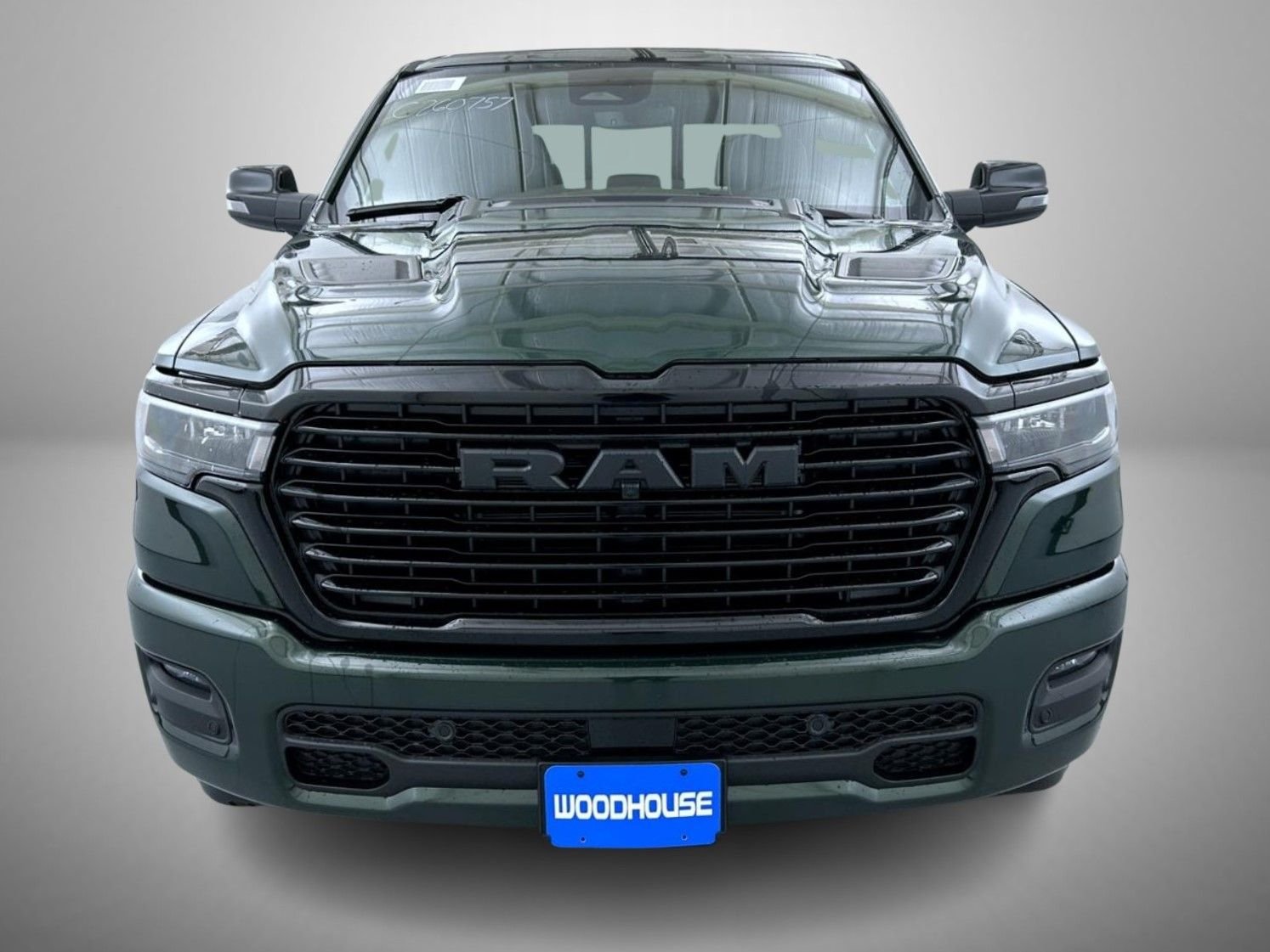 New 2026 Serrano-Green Metallic Exterior Paint RAM Laramie image 2