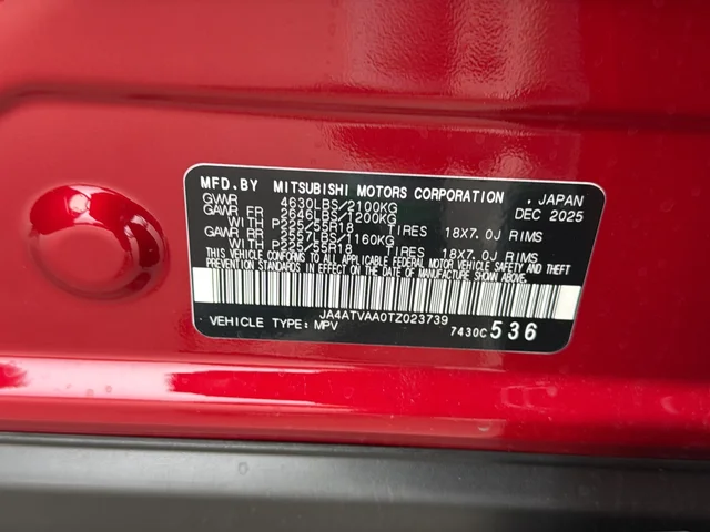 New 2026 Red Mitsubishi Ralliart image 26