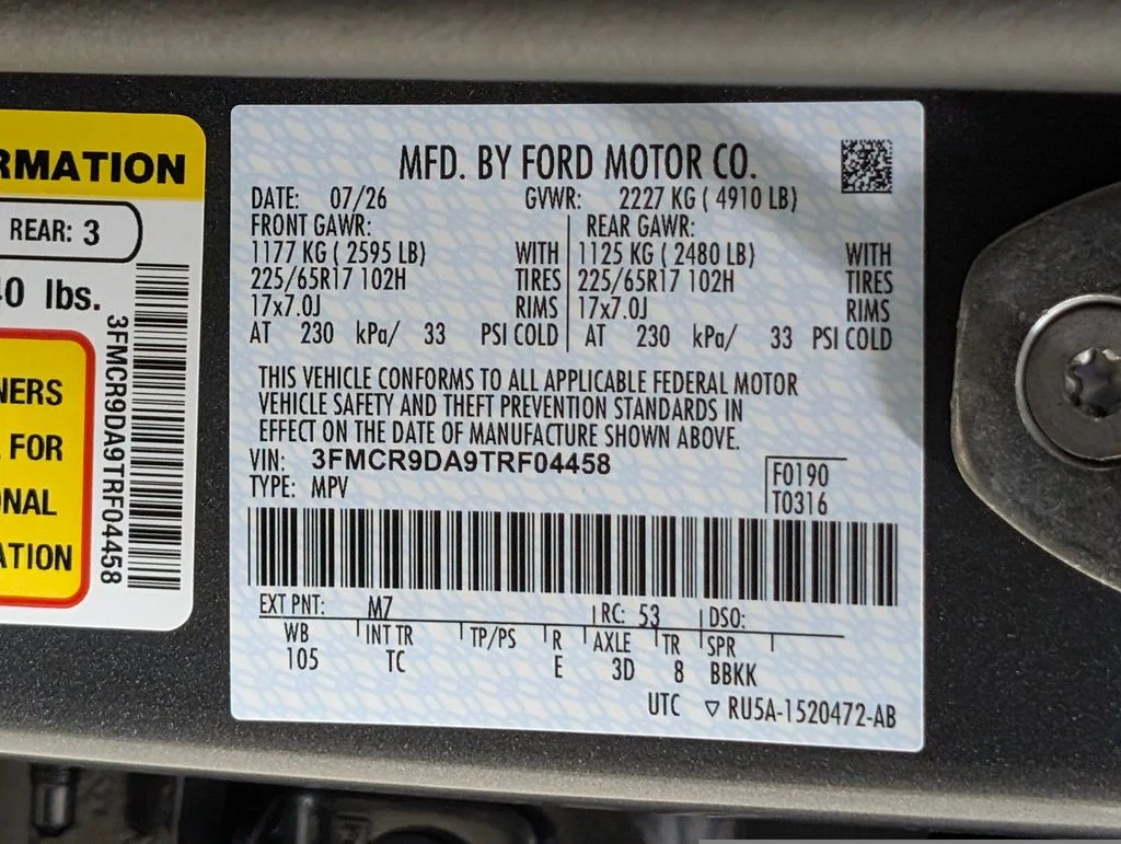 New 2026 Carbonized Gray Metallic Ford Badlands® image 23