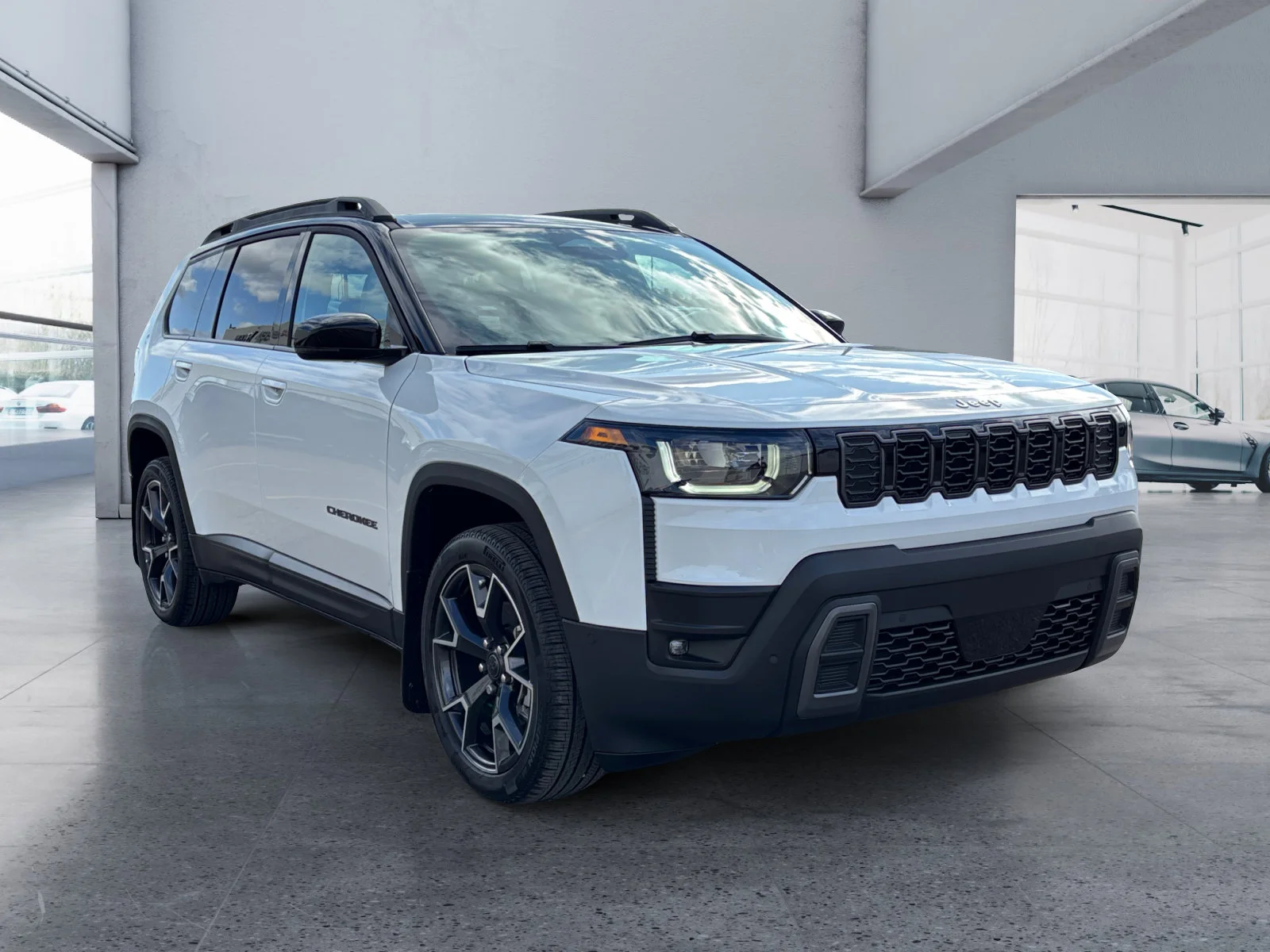 New 2026 Bright White Jeep Overland image 7