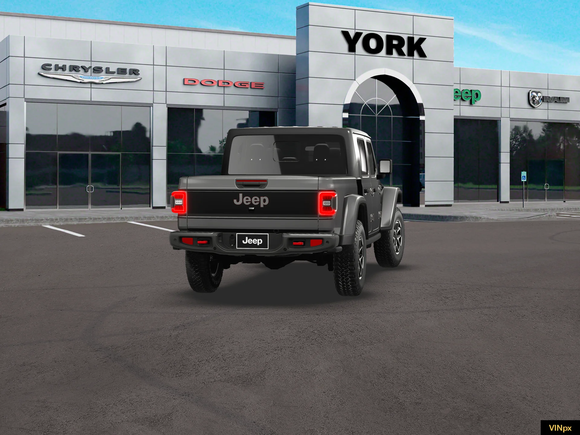 New 2026 Granite Crystal Metallic Clear-Coat Exterior Paint Jeep Rubicon X image 14