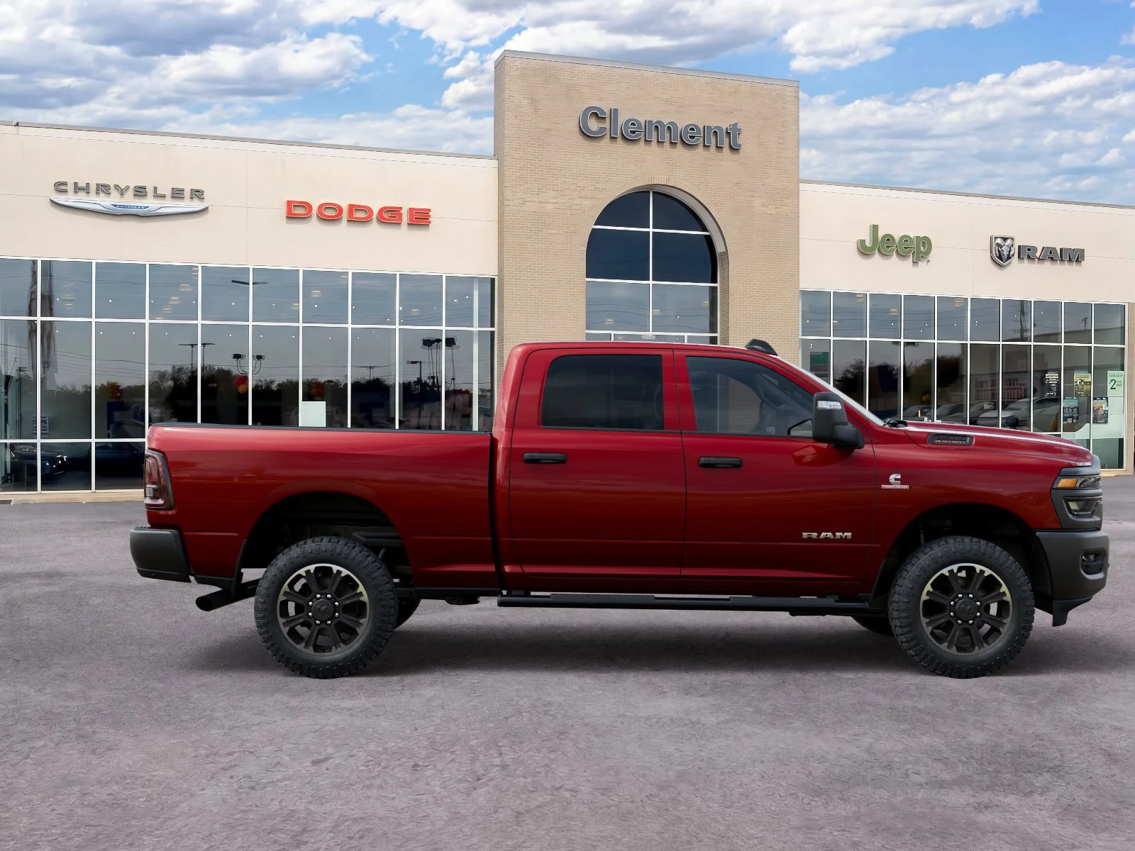 New 2026 Molten Red Pearl-Coat Exterior Paint RAM Warlock image 24