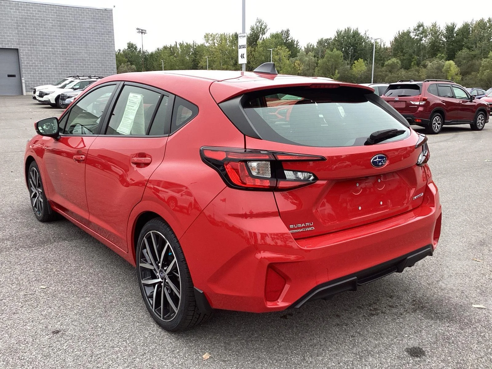 Used 2024 Pure Red Subaru Sport image 5