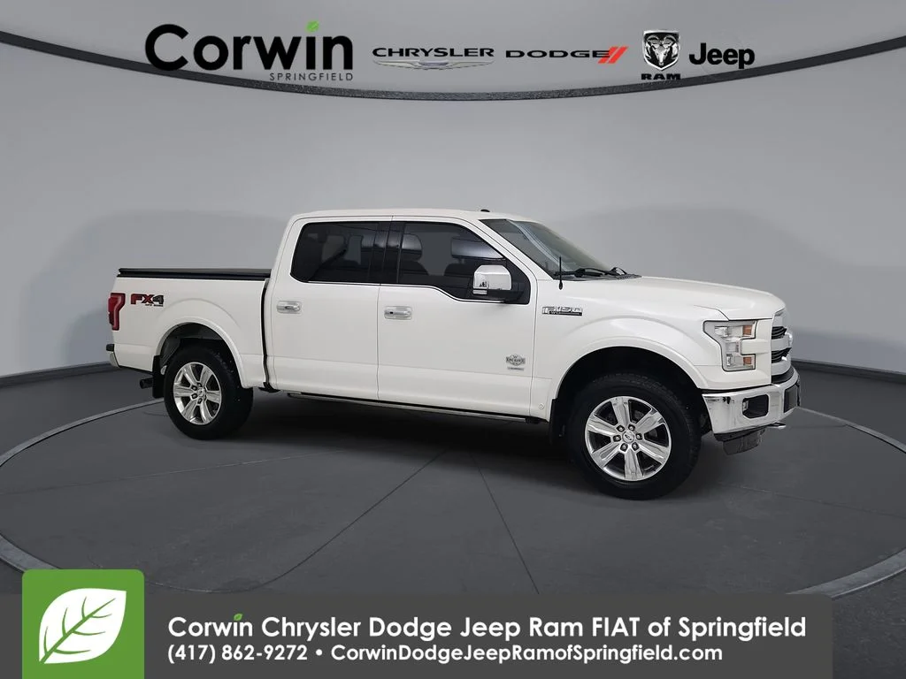 Used 2015 White Ford King Ranch image 1