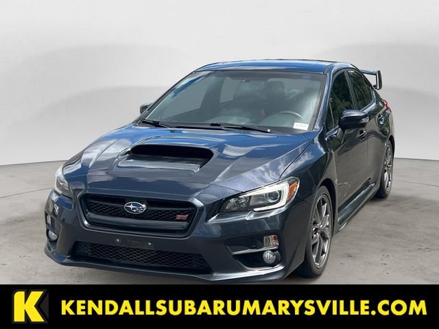 Used 2015 Dark Gray Metallic Subaru WRX STi image 1