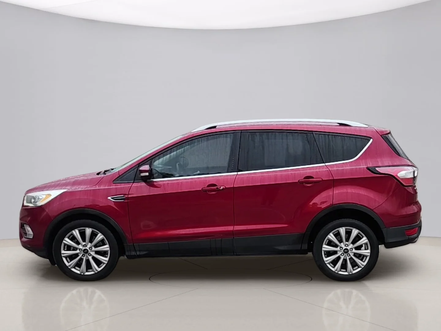 Used 2017 Red Ford TITANIUM image 2
