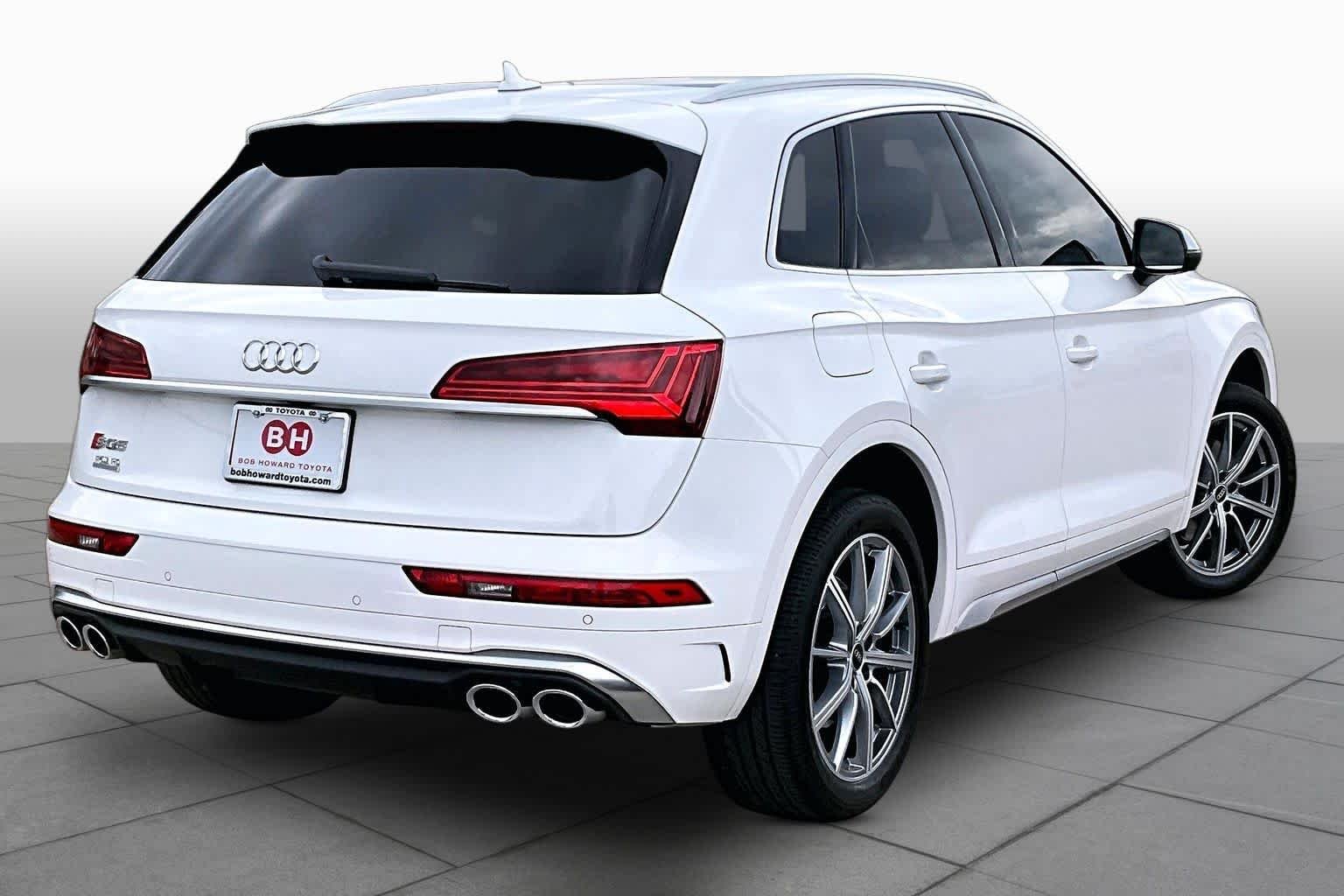 Used 2021 Glacier White Metallic Audi Premium Plus image 12