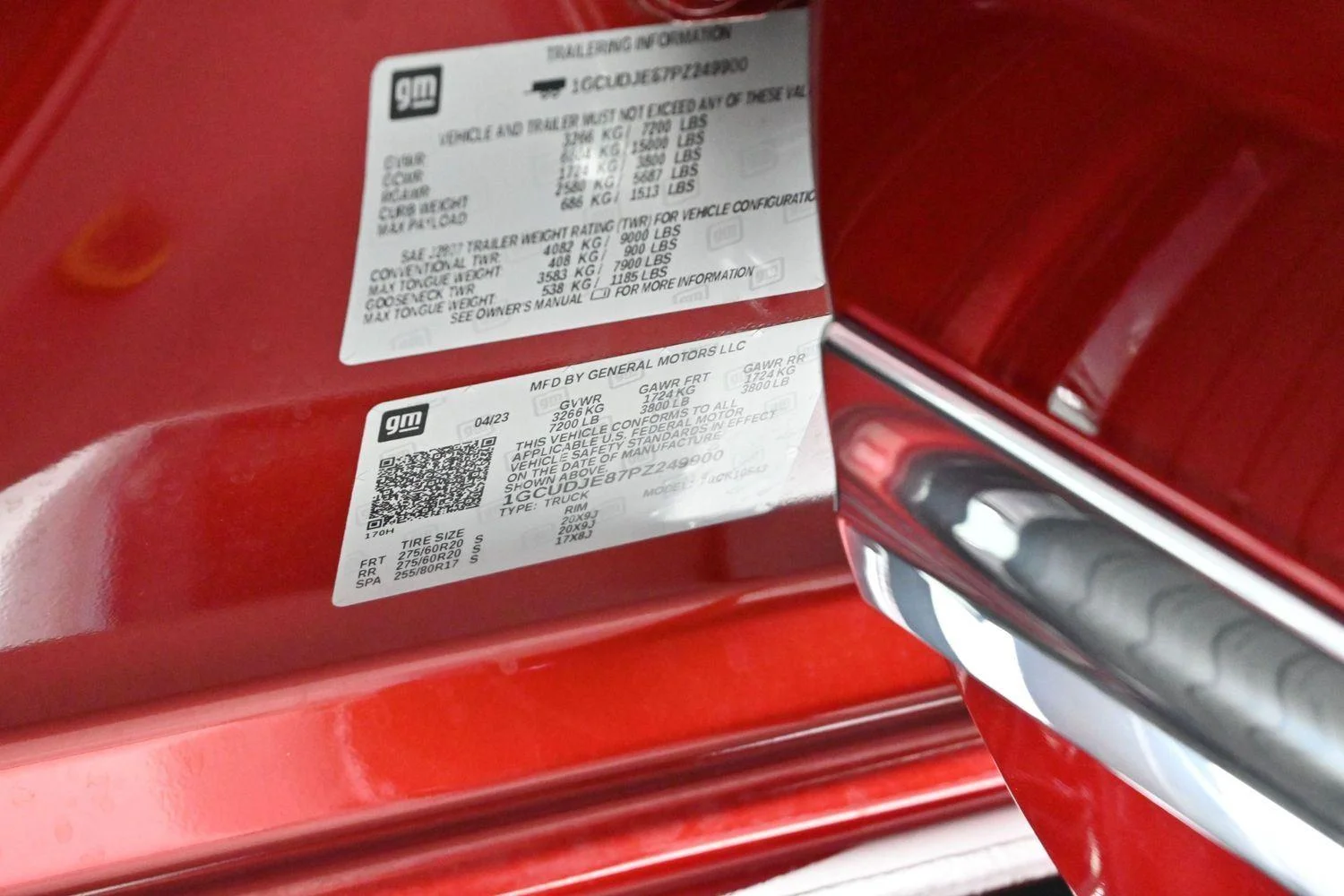 Used 2023 Radiant Red Tintcoat Chevrolet High Country image 42