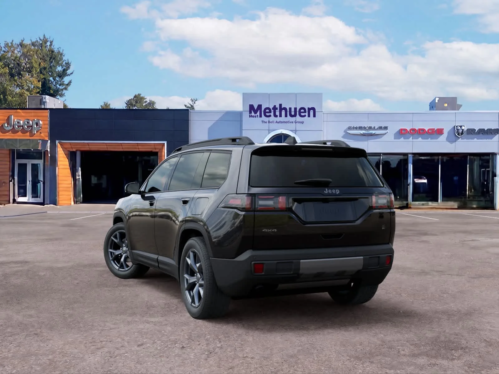 New 2026 Diamond Black Crystal Pearl-Coat Exterior Paint Jeep 85th Anniversary image 3
