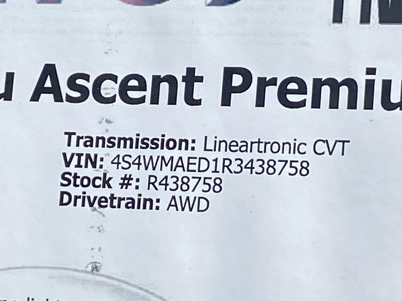 Used 2024 Cosmic Blue Pearl Subaru Premium image 35