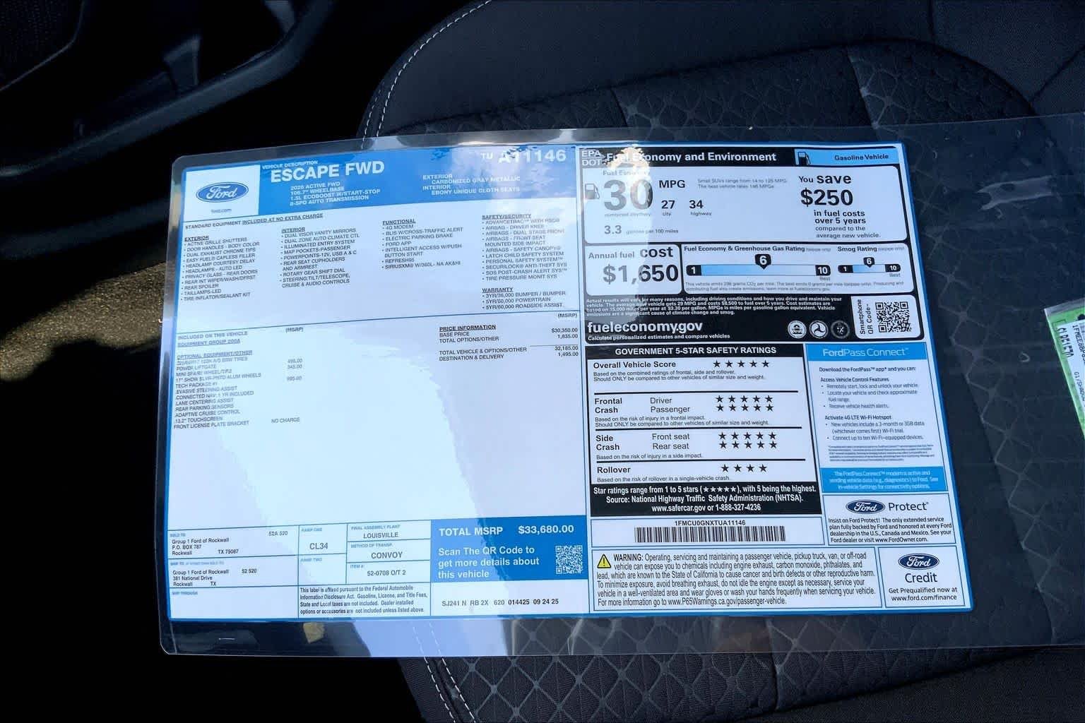 New 2026 Carbonized Gray Metallic Ford Active® image 17
