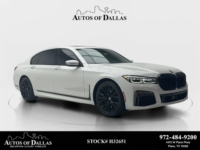 2022 BMW 7 Series 750i xDrive M SPORT,NAV,CAM,PANO,CLMT STS,20