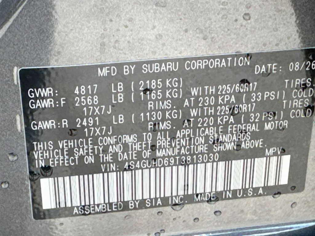 New 2026 Gray Subaru Premium image 39