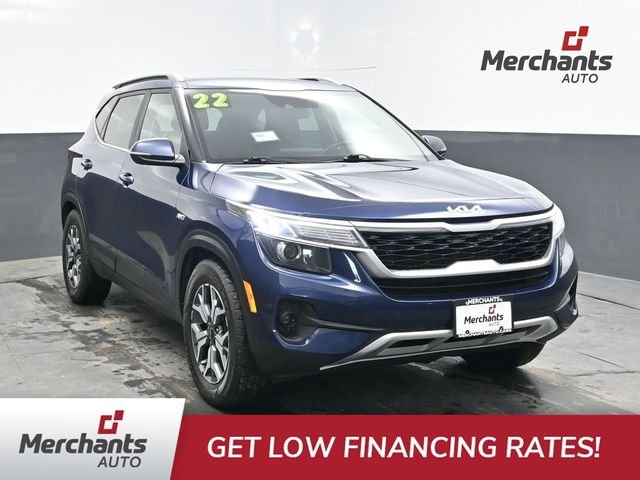 Used 2022 Blue Kia EX image 1