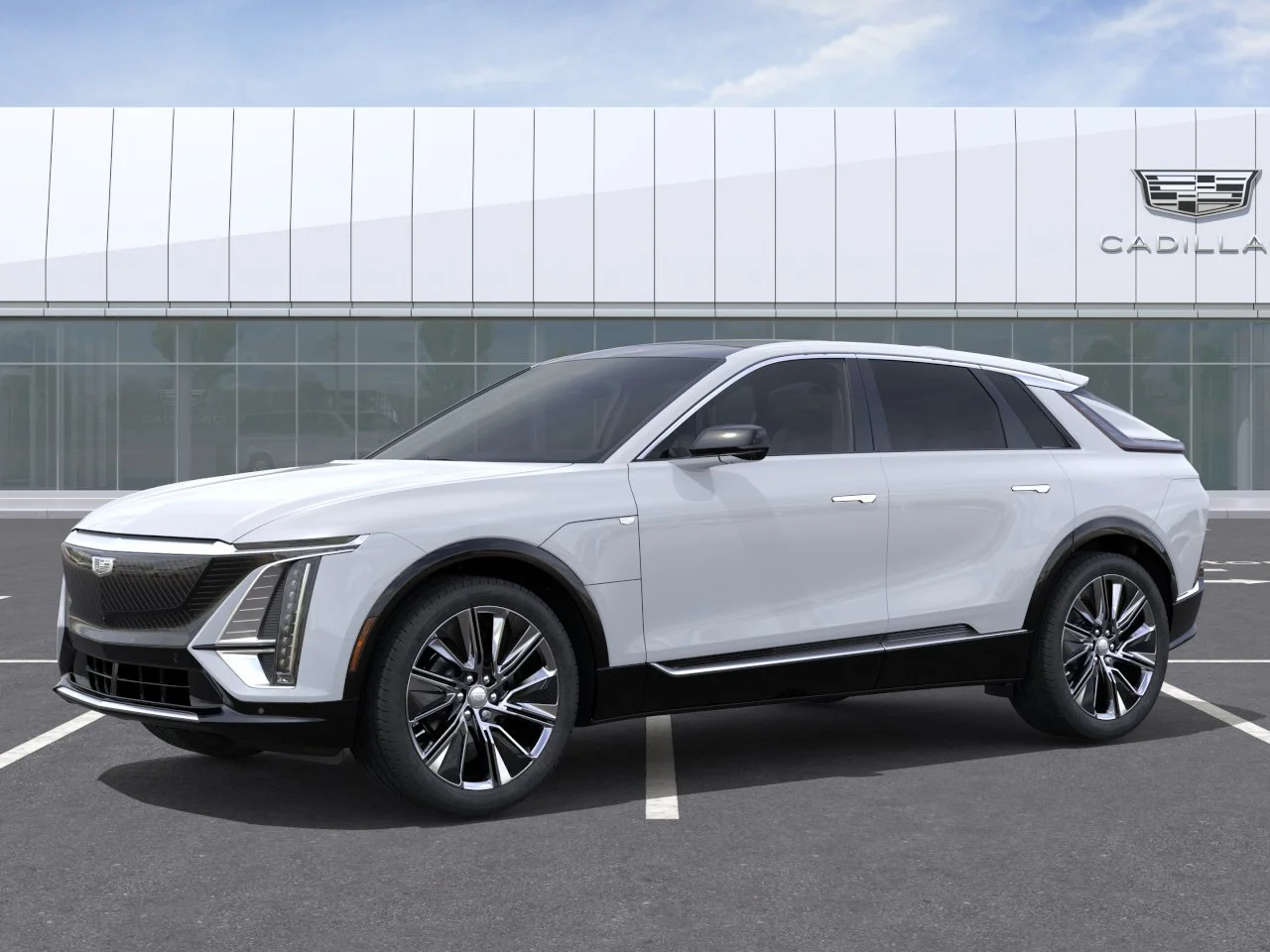 New 2026 Vibrant White Tricoat Cadillac Signature Luxury image 2