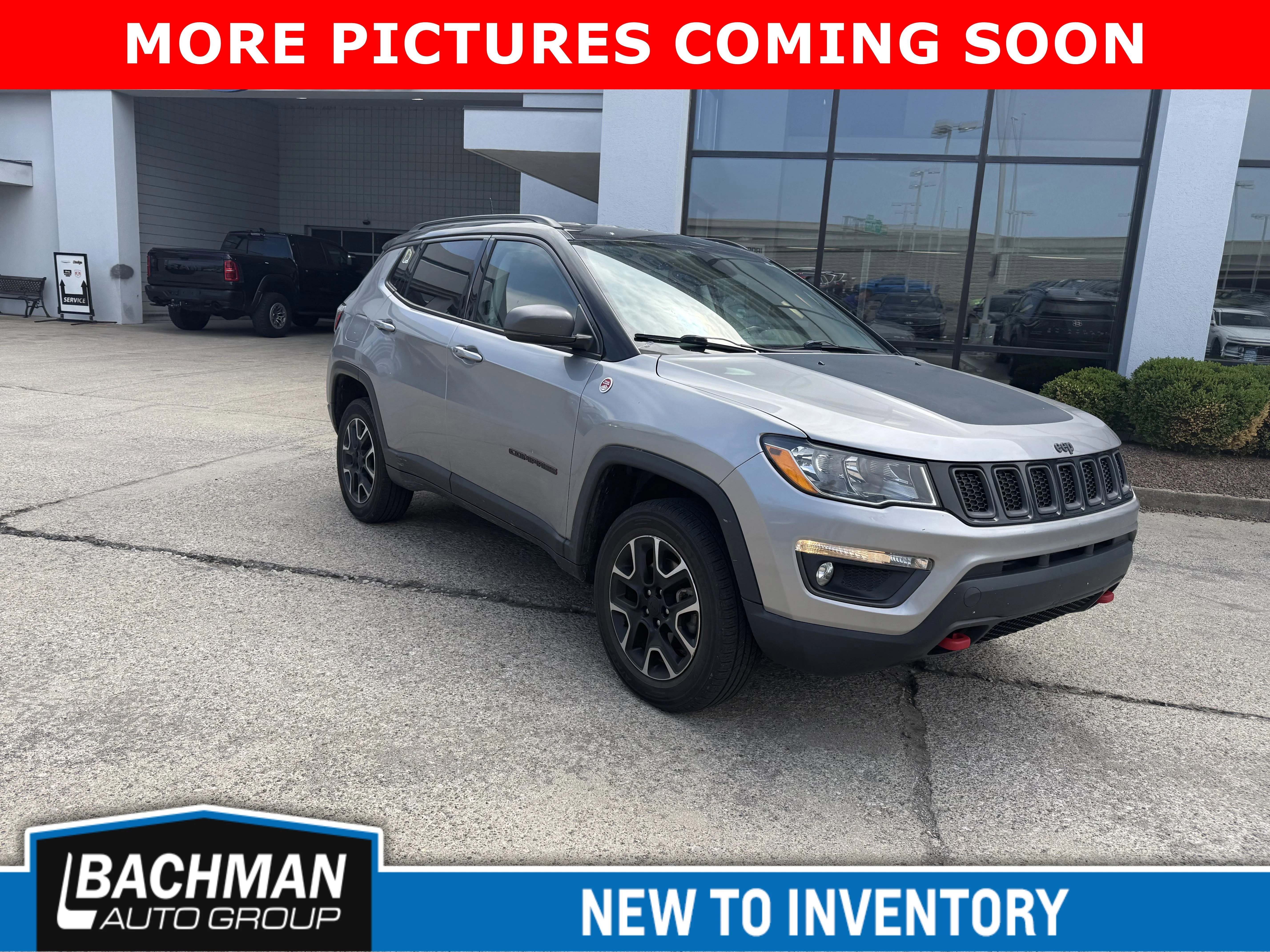 Used 2020 Jeep Compass Trailhawk with VIN 3C4NJDDB6LT202824 for sale in Jeffersonville, IN