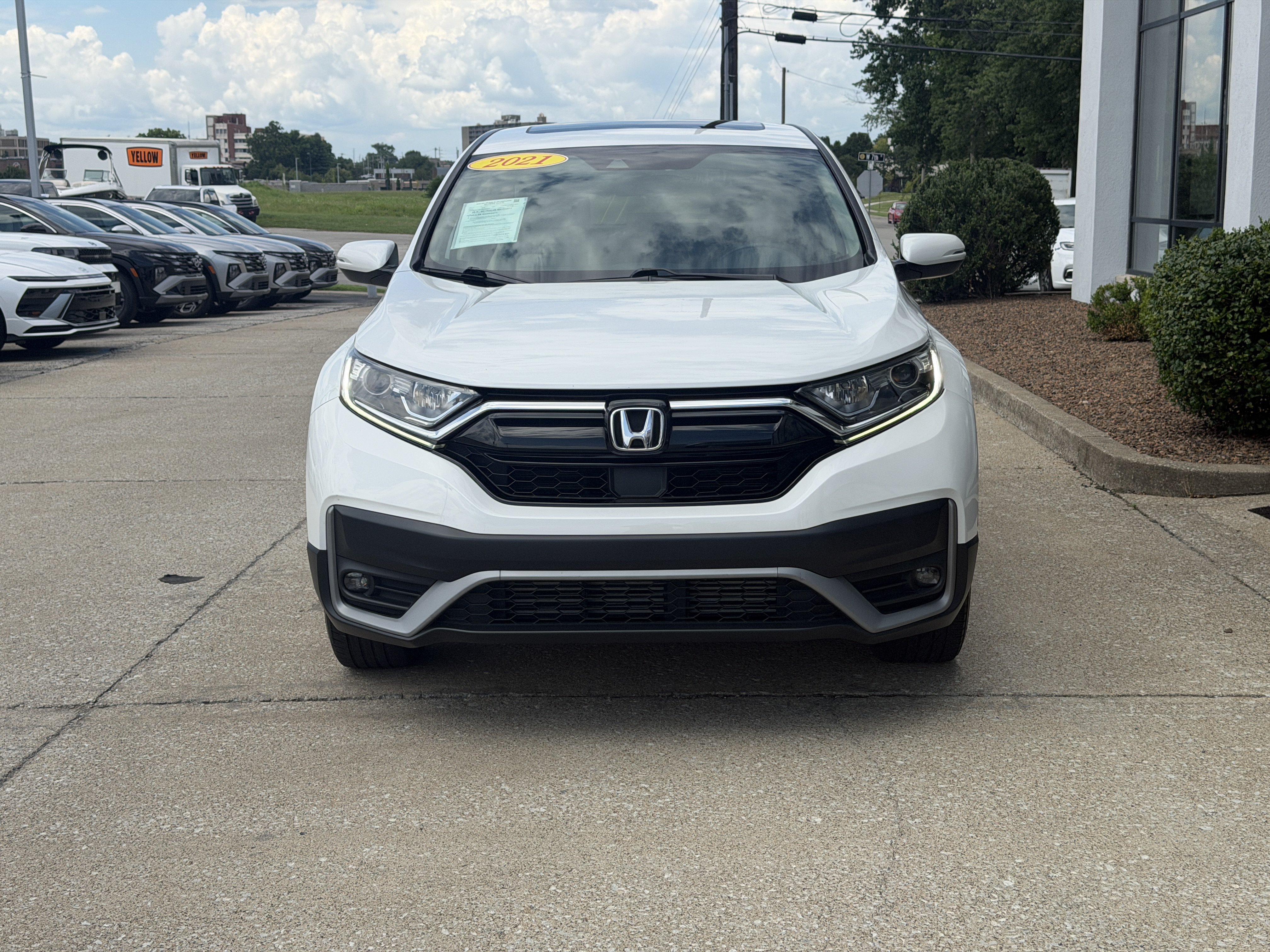 Used 2021 Platinum White Pearl Honda EX image 18