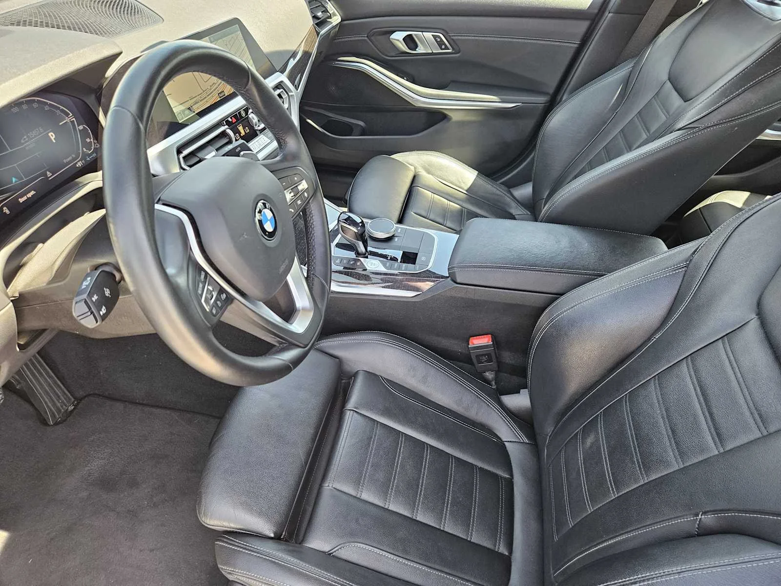 Used 2021 Black Sapphire Metallic BMW 330e image 12