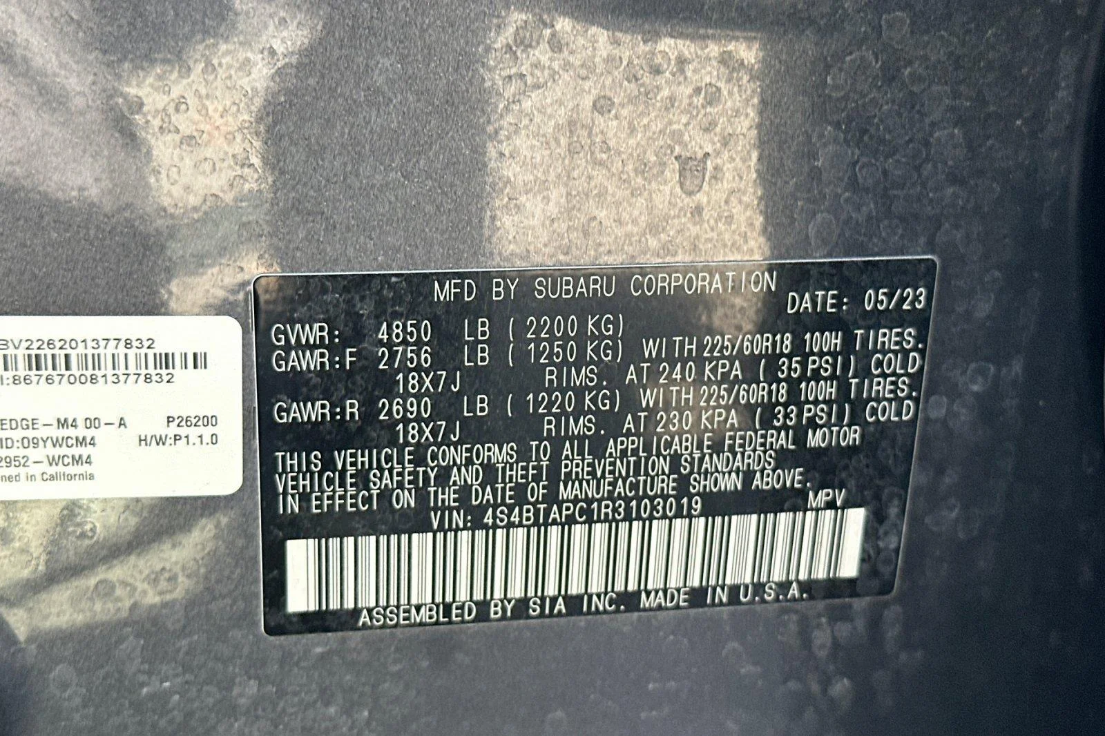 Used 2024 Magnetite Gray Metallic Subaru Touring image 28