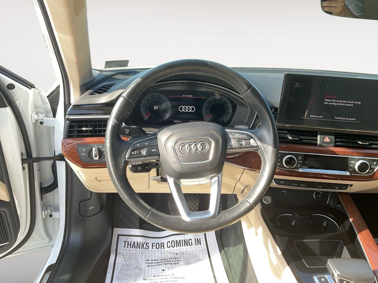 Used 2021 Glacier White Metallic Audi Premium Plus image 12