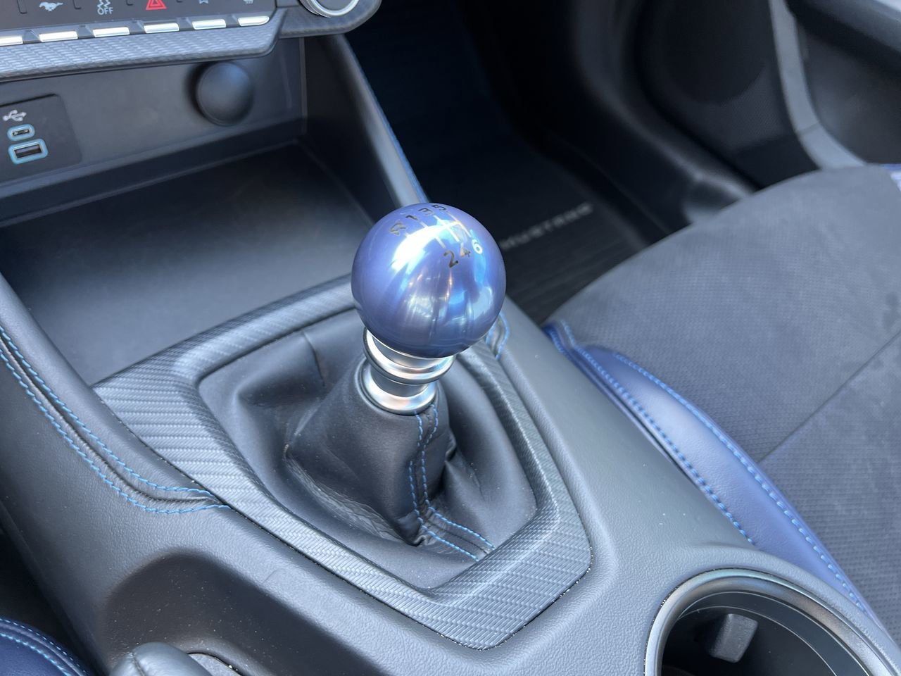 Used 2025 Blue Ember Metallic Ford Dark Horse image 16