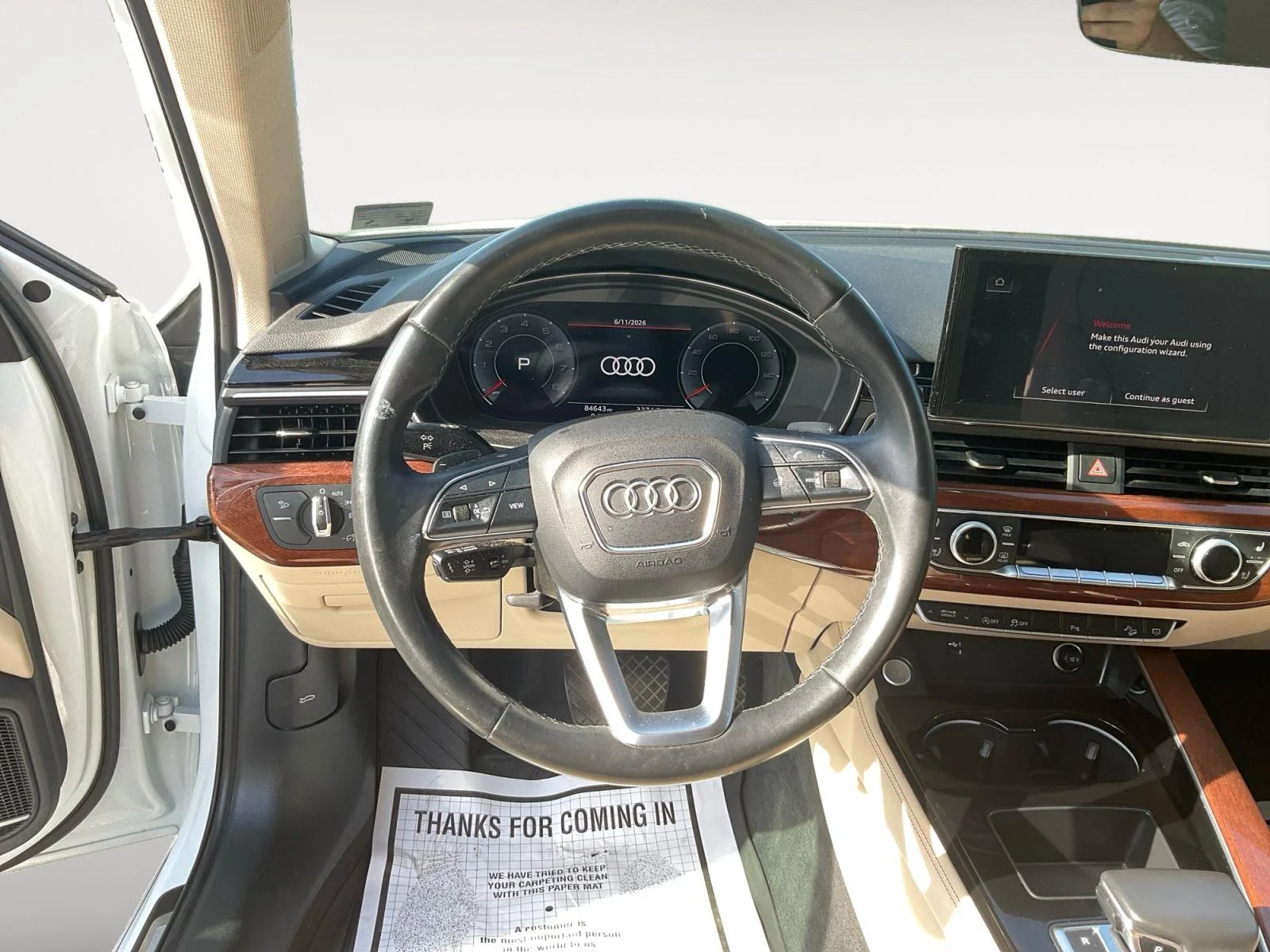 Used 2021 Glacier White Metallic Audi Premium Plus image 12